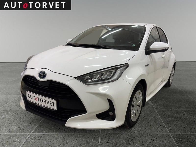 Brugt Toyota Yaris Hybrid H3 116 HK (85 kW) 2021 Hvid Hatchback