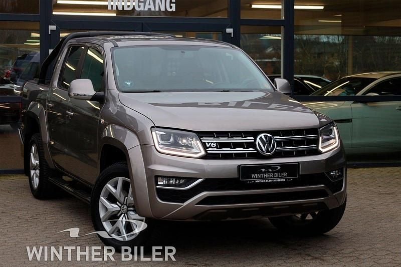 Sølvmetal Brugt 2016 VW Amarok Highline Afhentning | 219.900 kr. - Billede 1/4