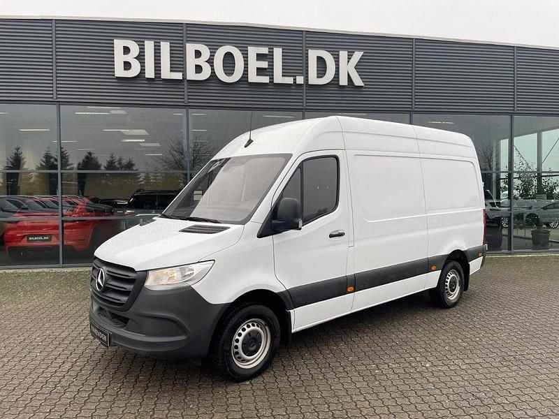 Hvid Brugt 2019 Mercedes Sprinter Van | 289.800 kr. - Billede 1/4