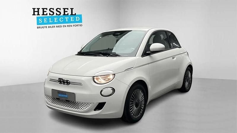 Hvid Brugt 2023 Fiat 500e Icon Hatchback | 97.900 kr. (Fair pris) - Billede 1/4