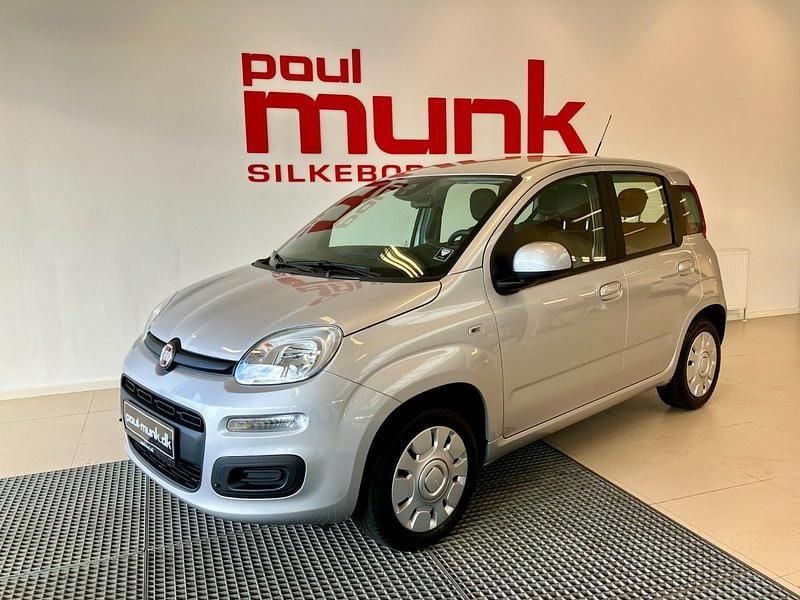 Sølvmetal Brugt 2019 Fiat Panda Lounge | 99.990 kr. - Billede 1/4