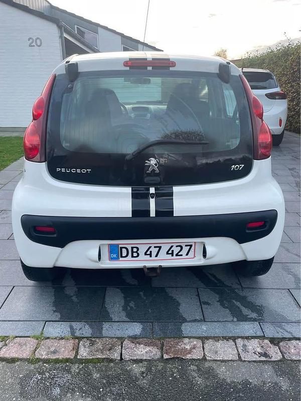 Brugt Peugeot 107 68 HK (50 kW) 2013 Hvid Hatchback