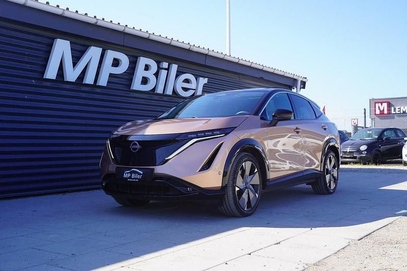 Champagnemetal Brugt 2022 Nissan Ariya Evolve SUV | 264.900 kr. - Billede 1/4