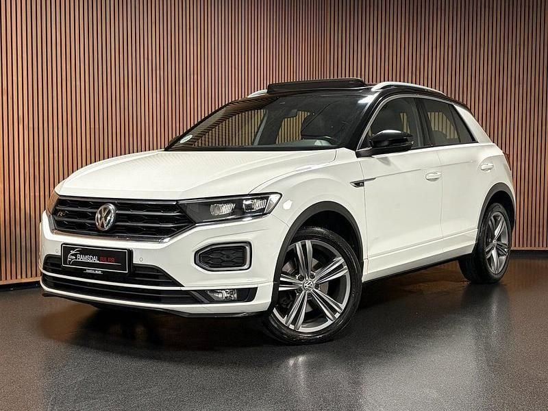 Hvid Brugt 2018 VW T-Roc R-line SUV | 229.995 kr. (Dyr) - Billede 1/4