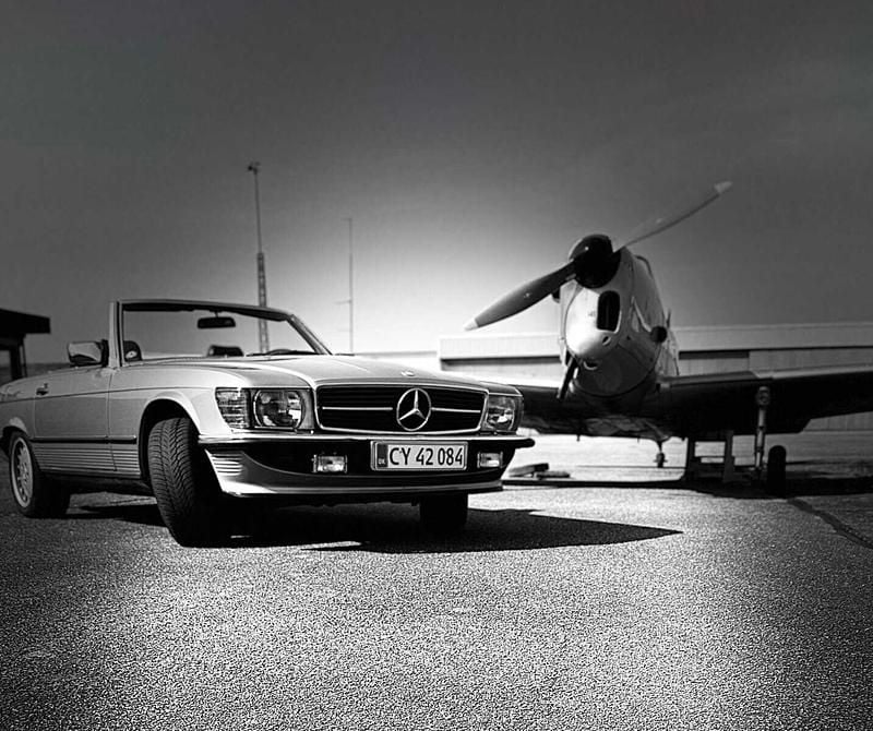 Guld Brugt 1985 Mercedes SL500 | 385.000 kr. - Billede 1/4