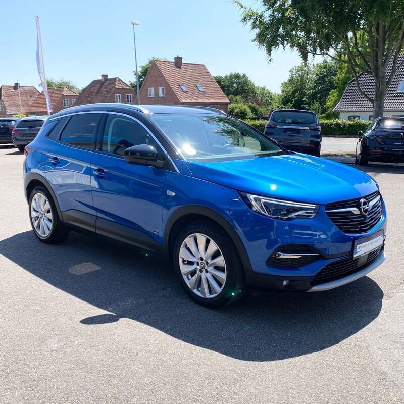 Blåmetal Brugt 2020 Opel Grandland X Exklusiv SUV | 194.900 kr. (Fair pris) - Billede 1/4