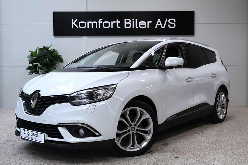 Hvid Brugt 2018 Renault Grand Scénic IV Zen MPV | 99.900 kr. (Fair pris) - Billede 1/4