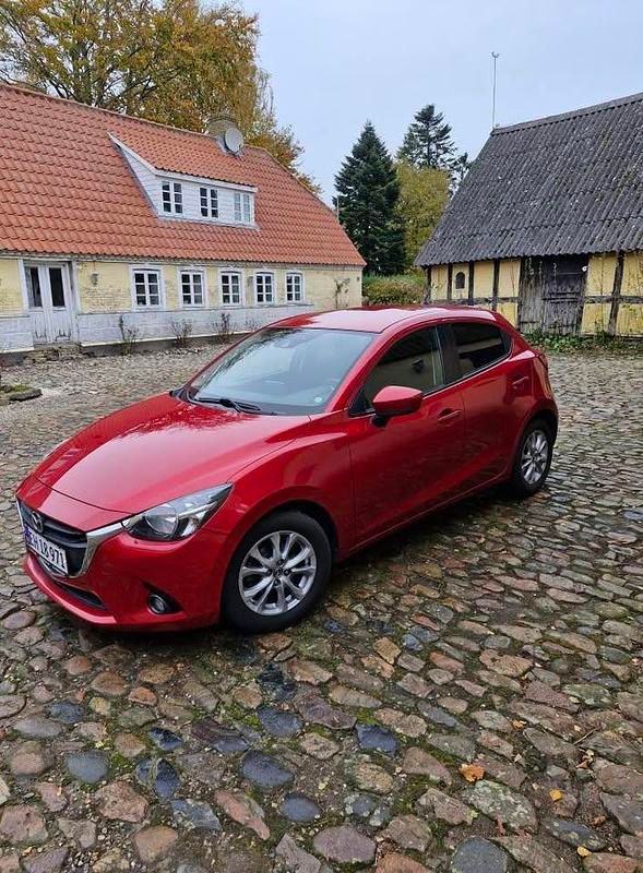 Brugt Mazda 2 Vision 90 HK (66 kW) 2015 Rød Hatchback