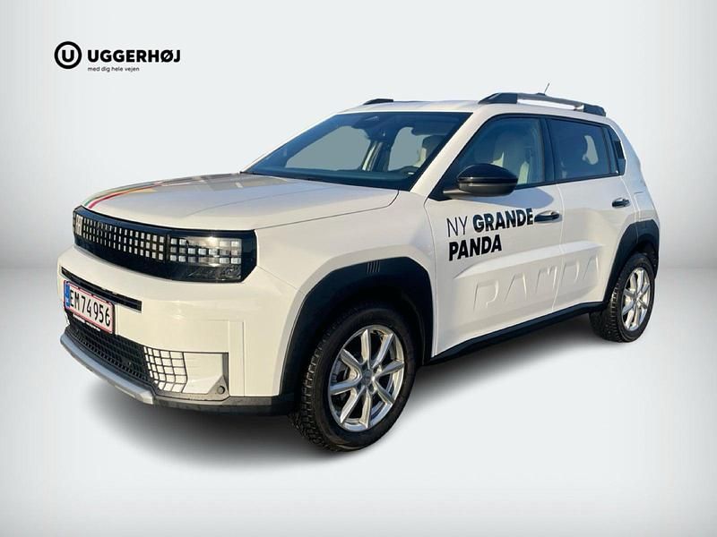 Hvid Ny 2025 Fiat Grande Panda La Prima Hatchback | 184.900 kr. - Billede 1/4