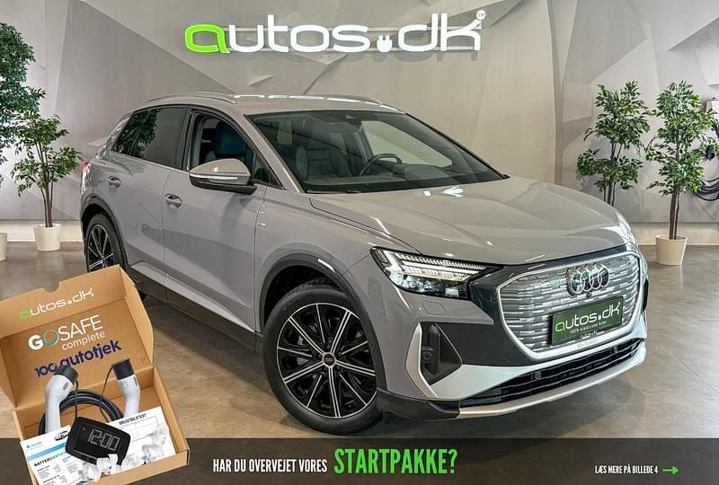 Grå Brugt 2024 Audi Q4 e-tron S-Line SUV | 369.000 kr. (Super pris) - Billede 1/3