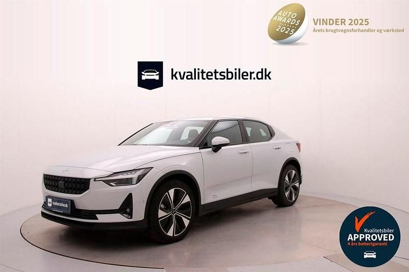Sølvmetal Brugt 2023 Polestar 2 Standard Range Single Motor Hatchback | 194.900 kr. (Super pris) - Billede 1/4