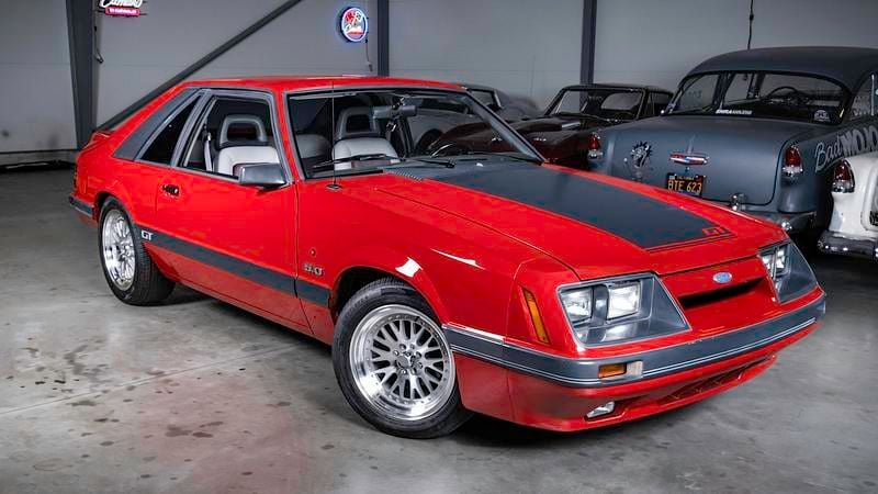 Rød Brugt 1985 Ford Mustang GT Fastback | 219.000 kr. - Billede 1/4