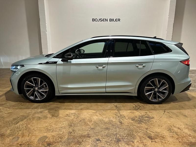 Brugt Skoda Enyaq iV SportLine 150 kW (204 HK) 2022 Arctic silver SUV