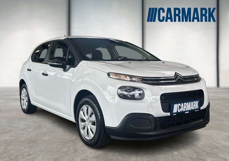 Hvid Brugt 2020 Citroën C3 Feel Hatchback | 84.900 kr. (Super pris) - Billede 1/4