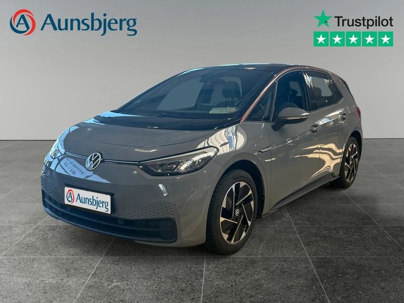 Mondsteingrau Brugt 2022 VW ID.3 Life Hatchback | 142.500 kr. (Super pris) - Billede 1/4