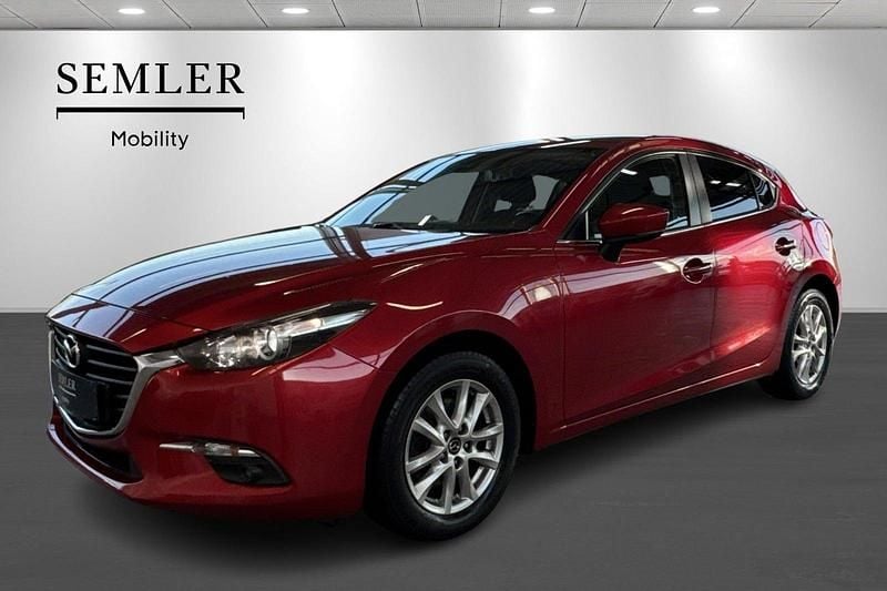 Rød Brugt 2017 Mazda 3 Vision Hatchback | 109.900 kr. (Fair pris) - Billede 1/4