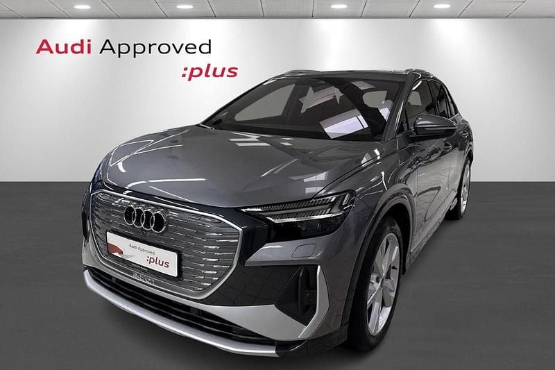 Gråmetal Brugt 2025 Audi Q4 e-tron S-Line SUV | 419.900 kr. (Lidt for dyr) - Billede 1/4