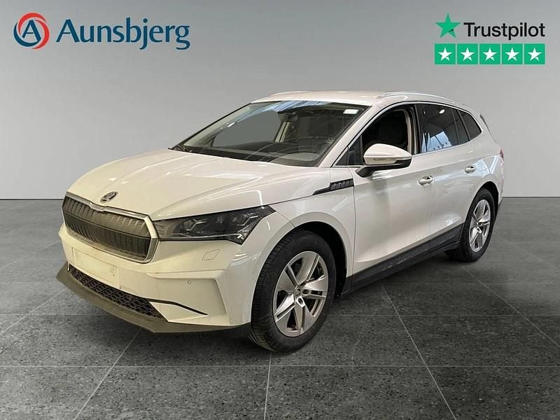 Hvid Brugt 2024 Skoda Enyaq iV SUV | 299.500 kr. (God pris) - Billede 1/4