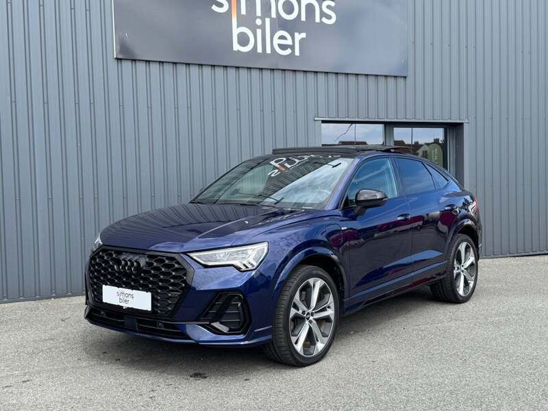 Blåmetal Brugt 2021 Audi Q3 Sportback S-line plus SUV | 319.900 kr. - Billede 1/4