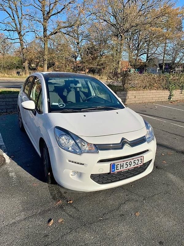 Hvid Brugt 2016 Citroën C3 Hatchback | 37.500 kr. (Fair pris) - Billede 1/4