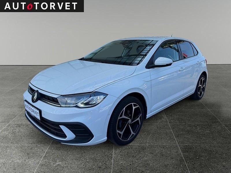 Hvid Brugt 2021 VW Polo Life Hatchback | 154.700 kr. (God pris) - Billede 1/4
