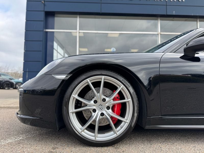 Brugt Porsche 911 Carrera 4S Cabriolet 420 HK (308 kW) 2018 Sortmetal Cabriolet