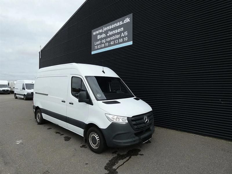 Hvid Brugt 2019 Mercedes Sprinter Van | 144.900 kr. - Billede 1/4