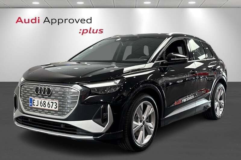 Sortmetal Brugt 2025 Audi Q4 e-tron S-Line SUV | 404.900 kr. (Super pris) - Billede 1/4