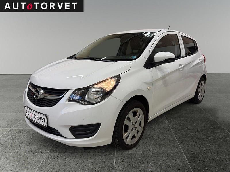 Hvid Brugt 2015 Opel Karl Enjoy Hatchback | 39.700 kr. (God pris) - Billede 1/4