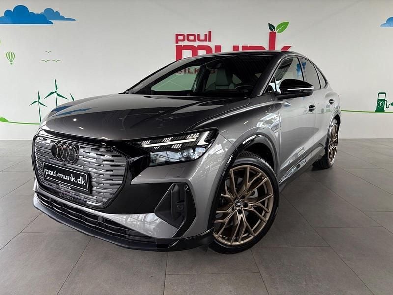 Gråmetal Brugt 2021 Audi Q4 Sportback e-tron Edition .1 SUV | 319.900 kr. (Super pris) - Billede 1/4