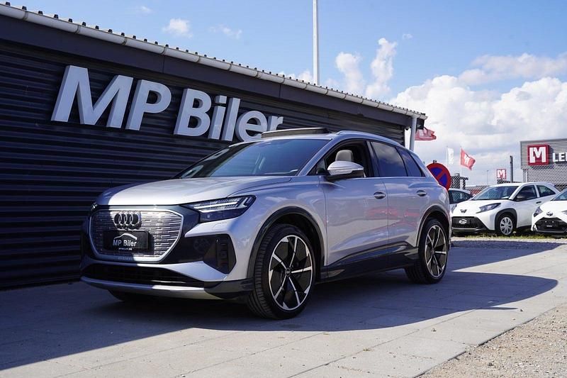 Sølvmetal Brugt 2023 Audi Q4 e-tron SUV | 349.700 kr. (Dyr) - Billede 1/4