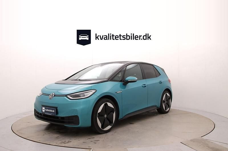 Brugt VW ID.3 Style 150 kW (204 HK) 2021 Turkisblåmetal Hatchback