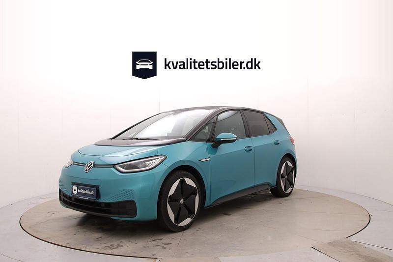 Turkisblåmetal Brugt 2021 VW ID.3 Style Hatchback | 159.900 kr. (Super pris) - Billede 1/4