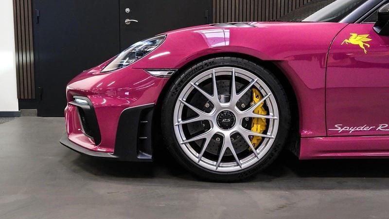 Brugt Porsche 718 Spyder 500 HK (367 kW) 2024 Lilla Cabriolet