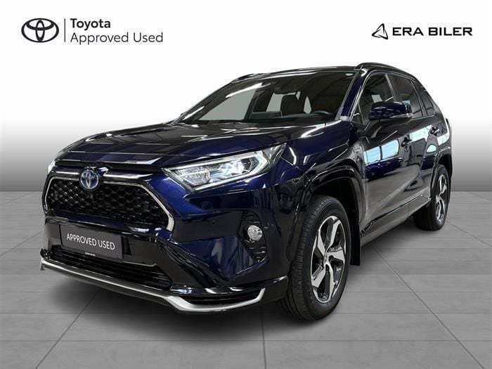 Blåmetal Brugt 2021 Toyota RAV4 Hybrid H3 SUV | 339.900 kr. (God pris) - Billede 1/4