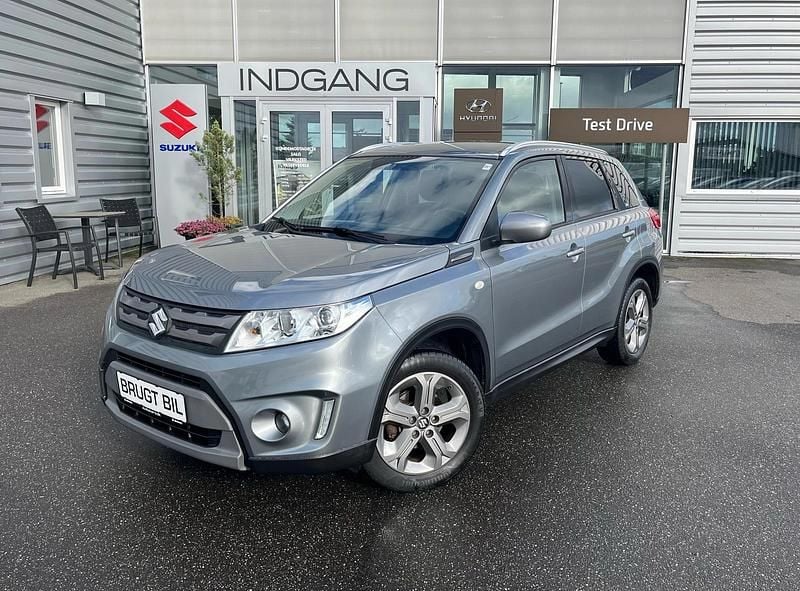 Mellemgrå metal Brugt 2015 Suzuki Vitara Active SUV | 134.900 kr. (Fair pris) - Billede 1/4