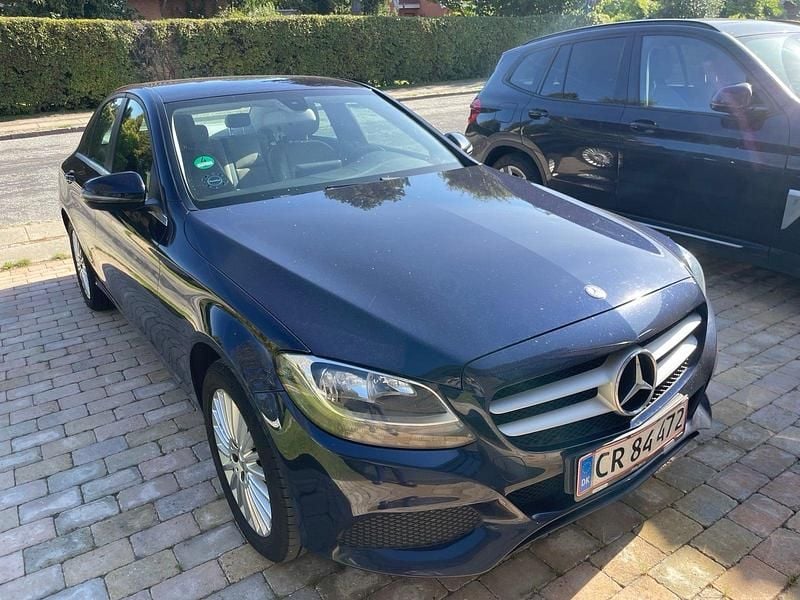 Blå Brugt 2015 Mercedes C200 Sedan | 139.900 kr. (God pris) - Billede 1/4