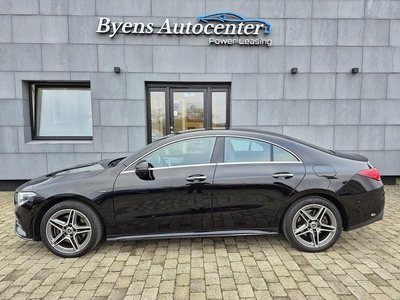 Brugt Mercedes CLA250e AMG line 218 HK (160 kW) 2020 Sort Sedan
