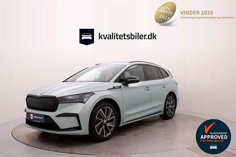 Sølvmetal Brugt 2022 Skoda Enyaq iV SportLine SUV | 214.900 kr. (Fair pris) - Billede 1/4