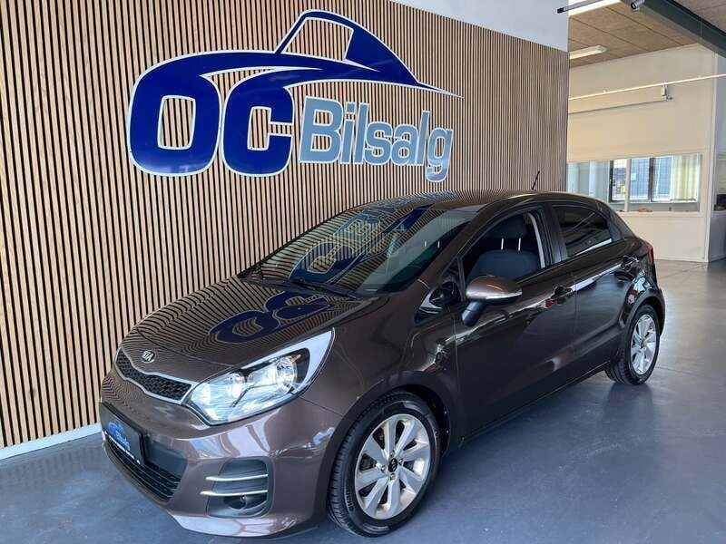 Brunmetal Brugt 2016 Kia Rio Hatchback | 69.800 kr. (Lidt for dyr) - Billede 1/4