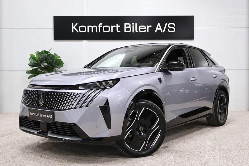 Sølvmetal Brugt 2024 Peugeot e-3008 GT SUV | 258.900 kr. (God pris) - Billede 1/4