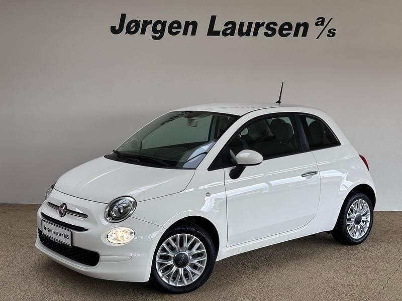 Hvid Brugt 2016 Fiat 500 Pop Star Hatchback | 69.800 kr. (Lidt for dyr) - Billede 1/4