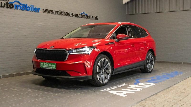 Rød Brugt 2022 Skoda Enyaq iV Suite SUV | 279.900 kr. (Fair pris) - Billede 1/4