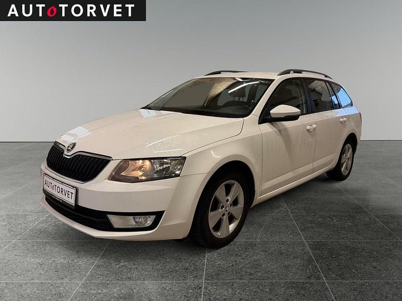 Hvid Brugt 2014 Skoda Octavia Ambition Stationcar | 64.700 kr. (Fair pris) - Billede 1/4