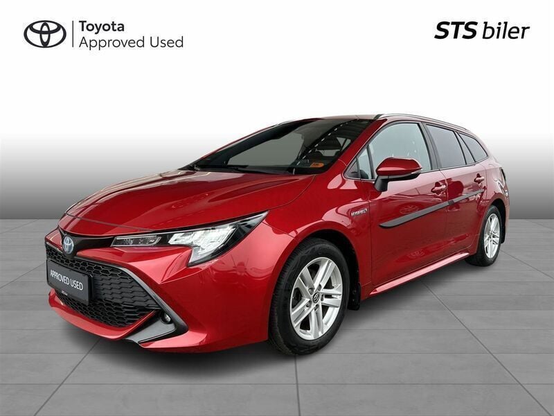 Flame red Brugt 2020 Toyota Corolla H3 Smart Stationcar | 184.900 kr. (God pris) - Billede 1/3