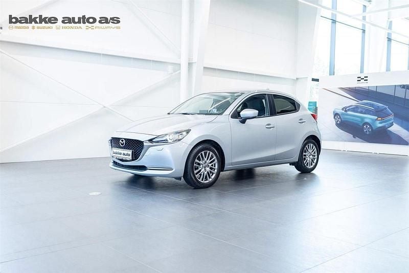Sølvmetal Brugt 2022 Mazda 2 Cosmo Hatchback | 189.900 kr. (Fair pris) - Billede 1/4