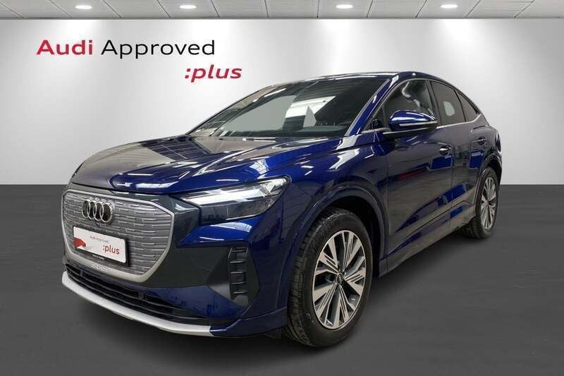 Blåmetal Brugt 2022 Audi Q4 Sportback e-tron Advanced SUV | 324.900 kr. (Fair pris) - Billede 1/4