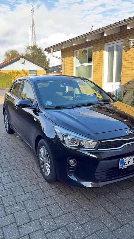 Brugt Kia Rio 99 HK (72 kW) 2018 Sort Hatchback