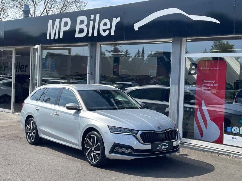 Sølvmetal Brugt 2020 Skoda Octavia Stationcar | 199.700 kr. (Lidt for dyr) - Billede 1/4