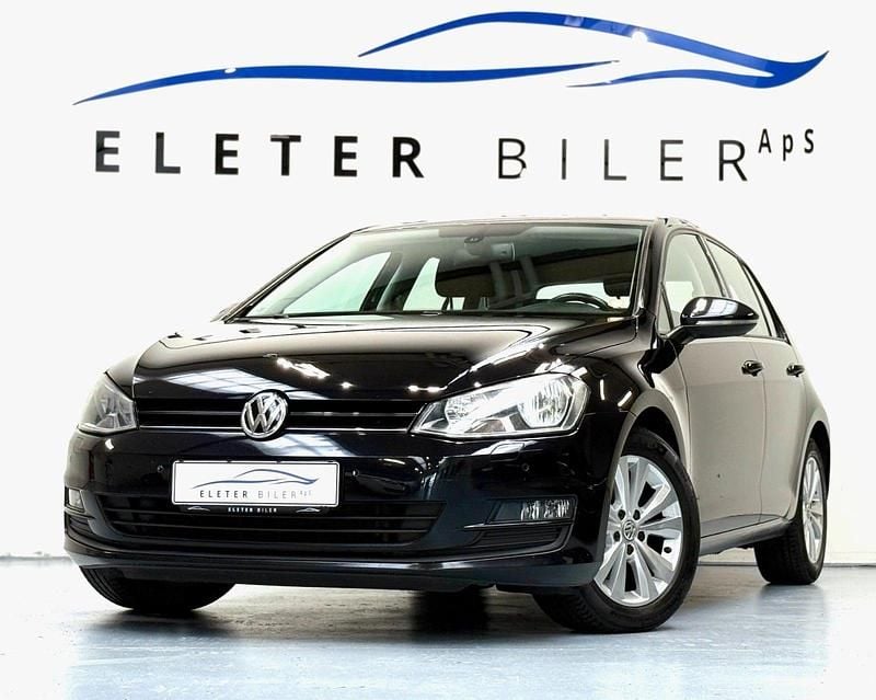 Sort Brugt 2014 VW Golf VII Comfortline Hatchback | 99.900 kr. (God pris) - Billede 1/4